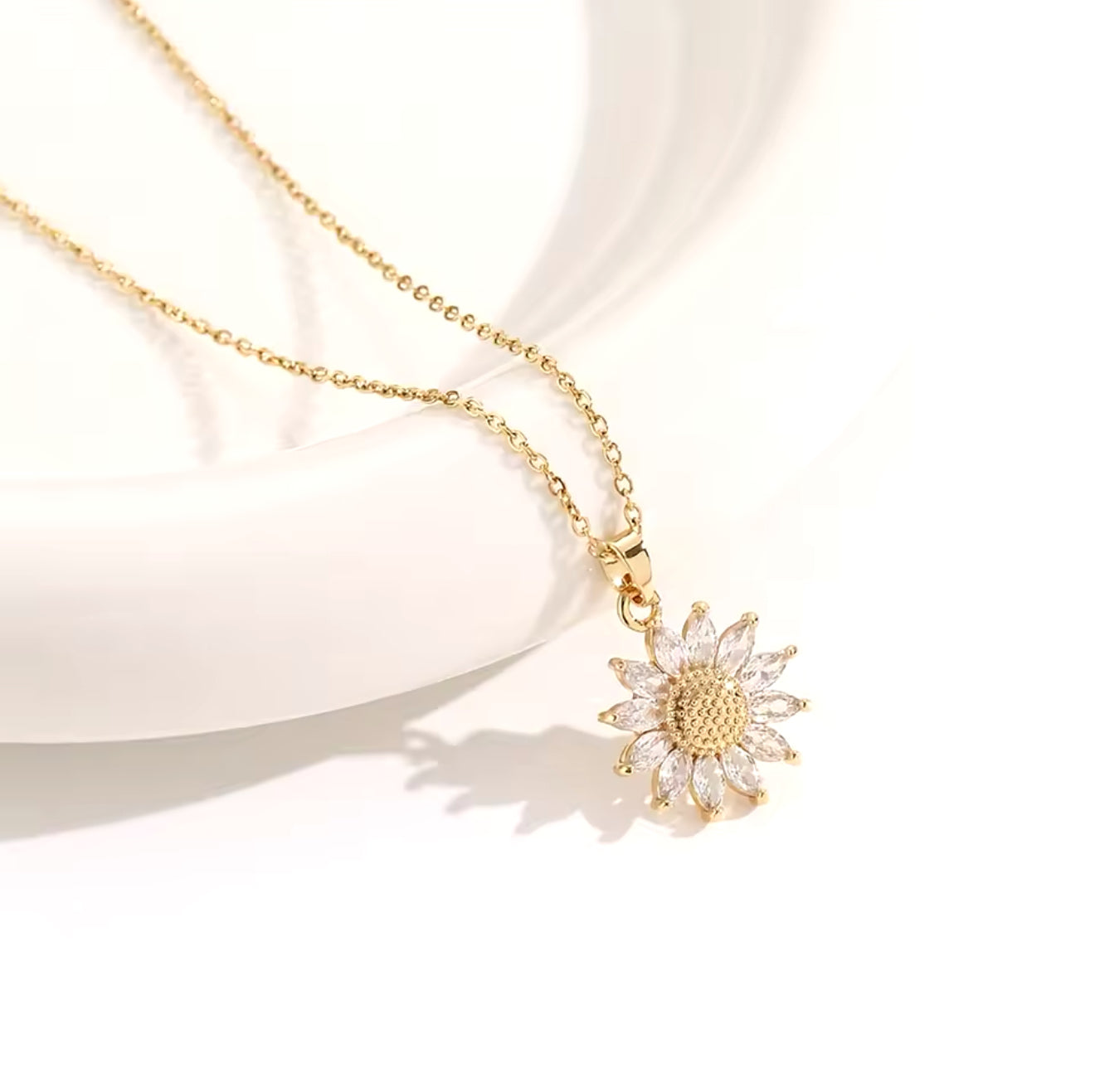 Elegant Sunflower Necklace Gift Set - Celebrate Love, Loyalty